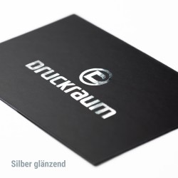 Visitenkarten mit Folienveredelung | 85x55mm Visitenkarten mit Folienveredelung
