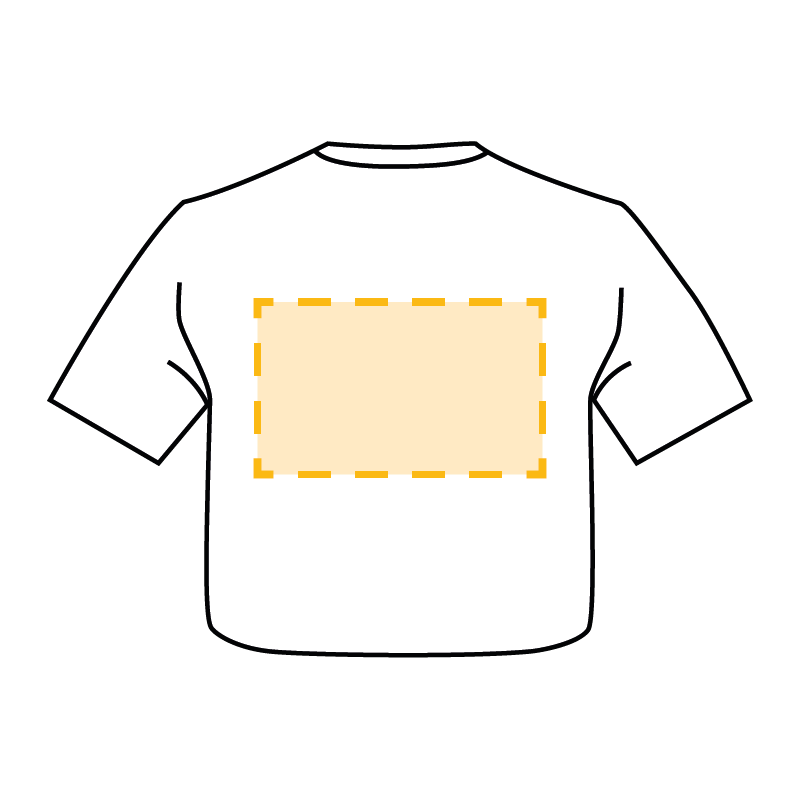 Cropped Shirt (nur Druck) - Rückseite klein