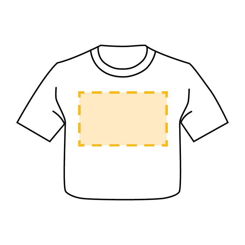 Cropped Shirt (nur Druck) - Vorderseite klein