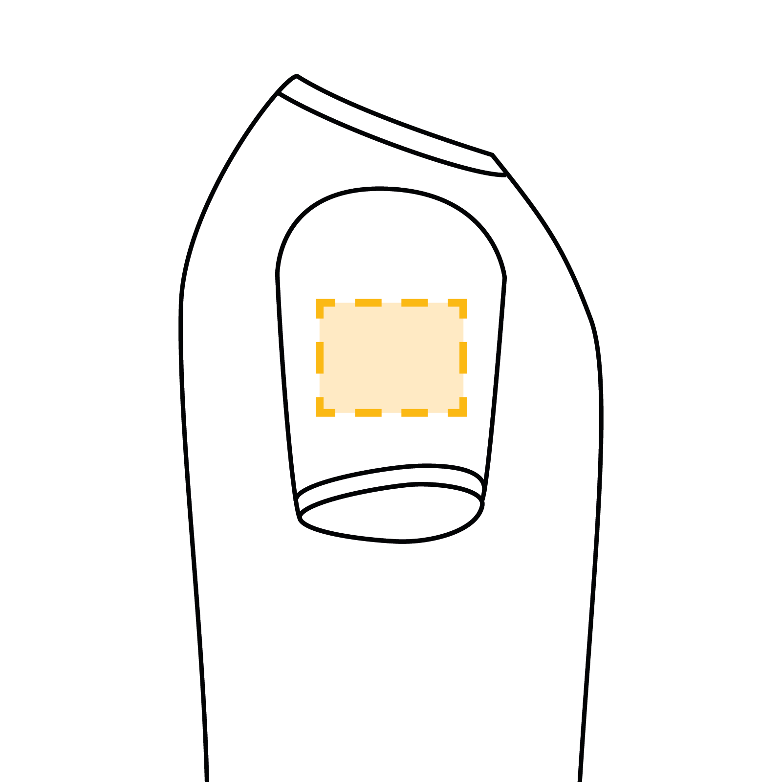 Shirt Kurzarm - Rechter Ärmel